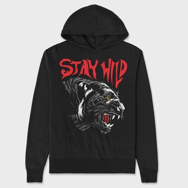 Stay Wild, Unisex Men's Hoodie