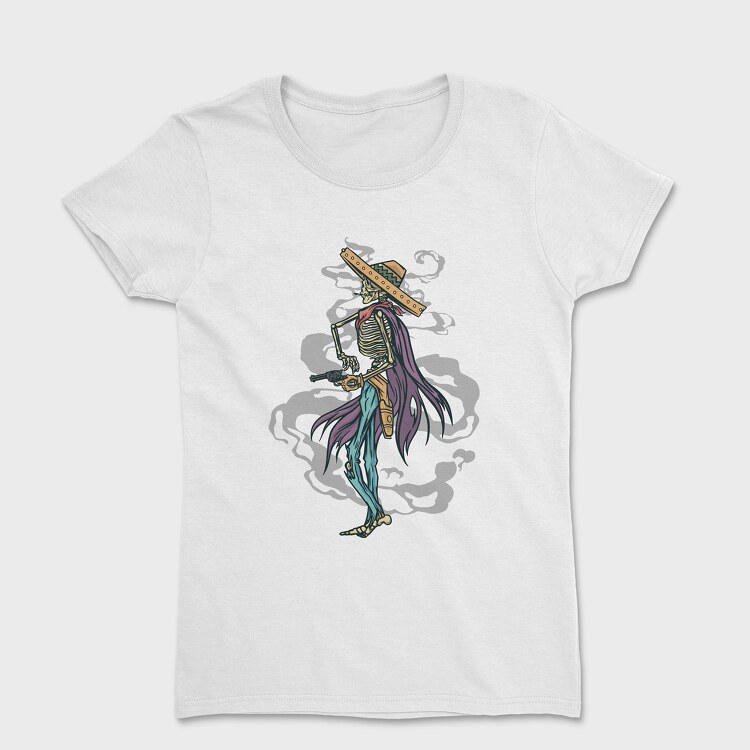 Cowboy Skeleton, Women's T-Shirt