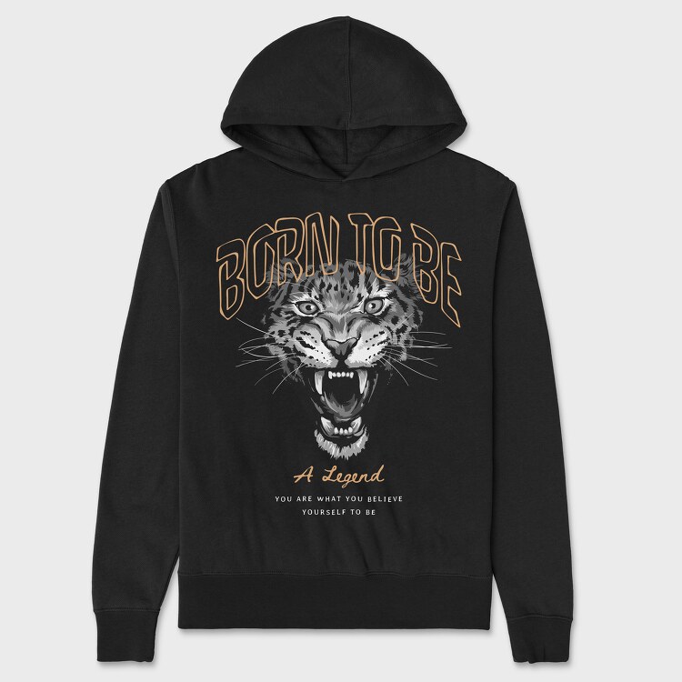 Born to Be a Legend, Unisex Men's Hoodie