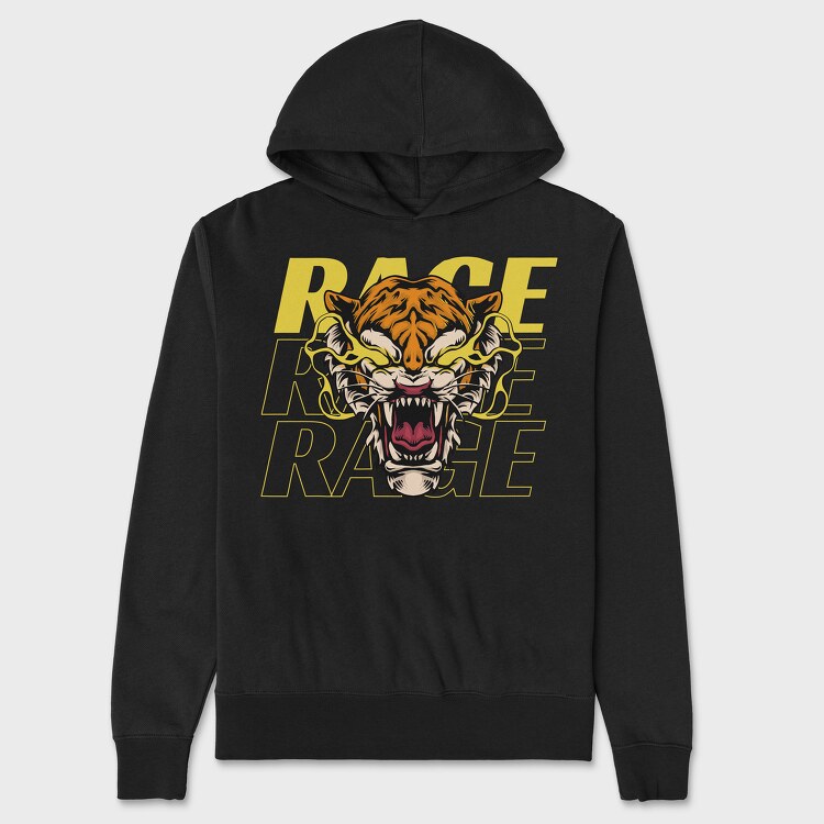 Rage Tiger, Унисекс Мъжко Суичър