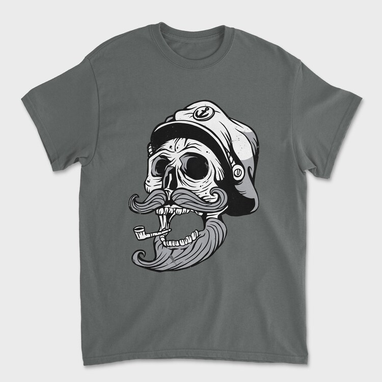 Marine Skull, Унисекс Мъжка Тениска