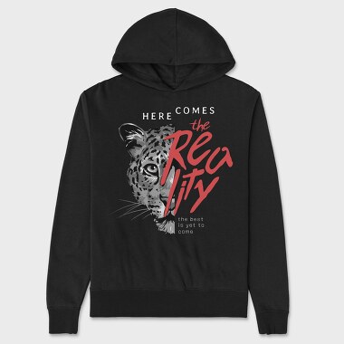 Here Comes the Reality, Unisex Men's Hoodie