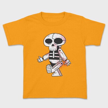 Robot Skull, Kids' T-Shirt