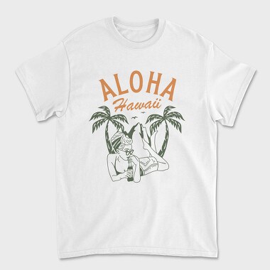 Aloha Hawaii, Unisex Men's T-Shirt