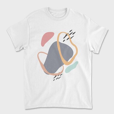 Boho Abstract 14, Унисекс Мъжка Тениска