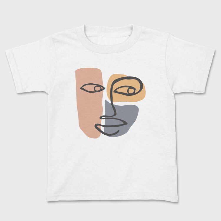 Boho Abstract 19, Kids' T-Shirt