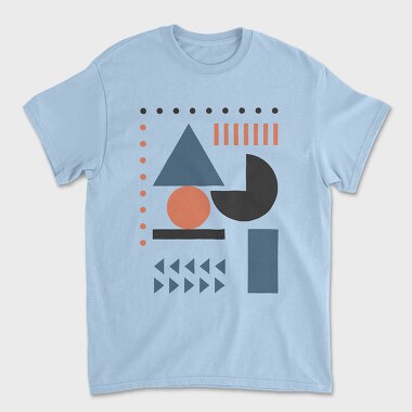 Boho Abstract 24, Unisex Men's T-Shirt