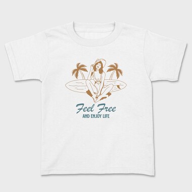 Feel Free, Kids' T-Shirt