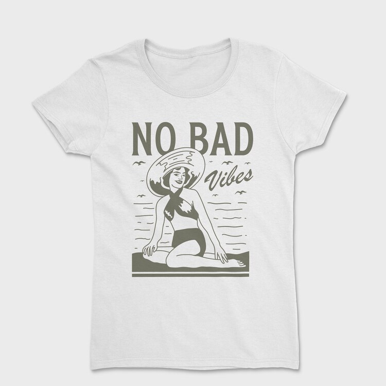 No Bad Vibes, Women's T-Shirt