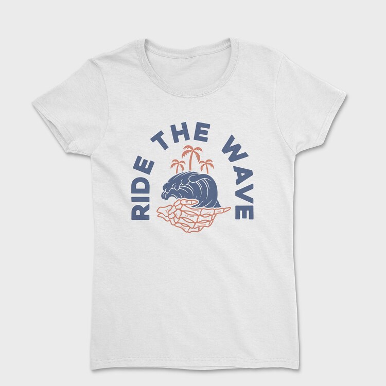 Ride the Wave, Women's T-Shirt