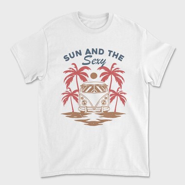 Sun and the Sexy, Unisex Men's T-Shirt