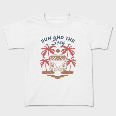 Sun and the Sexy, Kids' T-Shirt
