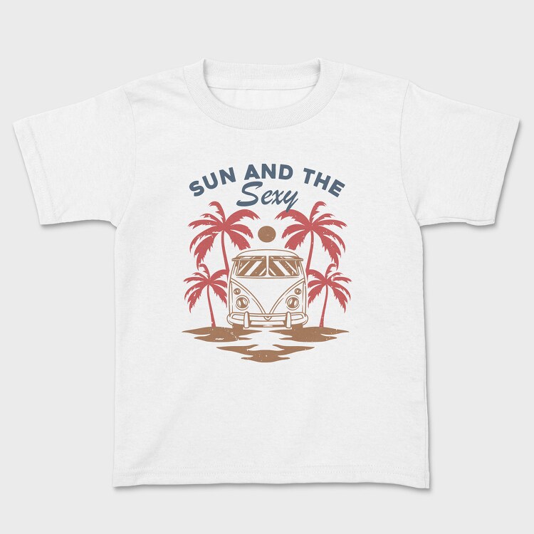 Sun and the Sexy, Kids' T-Shirt