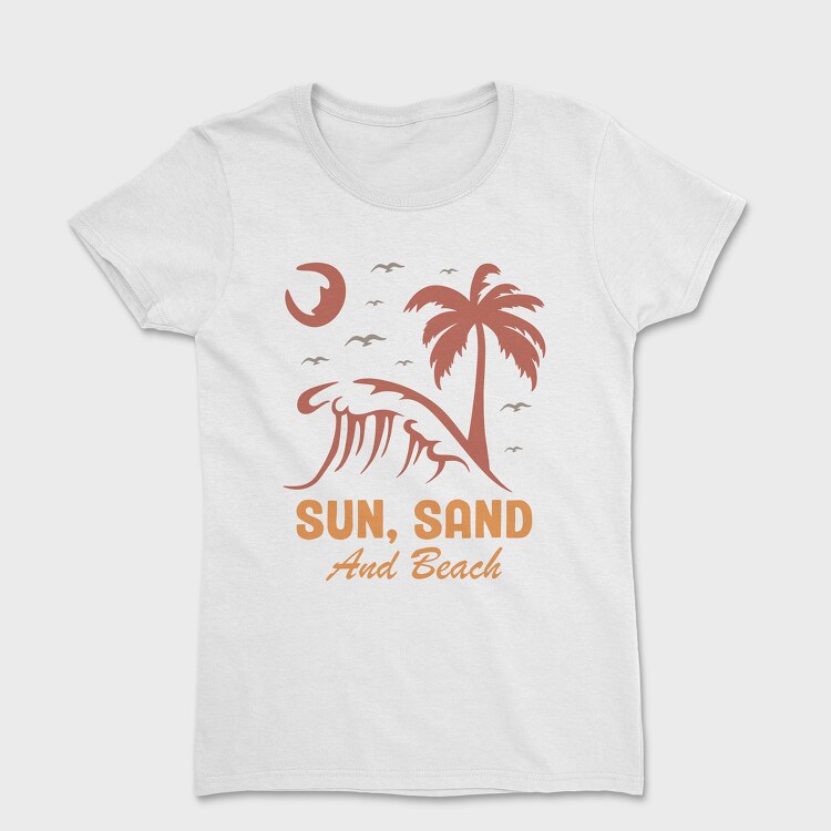 Sun Sand and Beach, Дамска Тениска