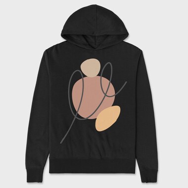 Boho Abstract 9, Unisex Men's Hoodie