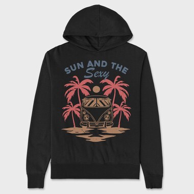 Sun and the Sexy, Unisex Men's Hoodie