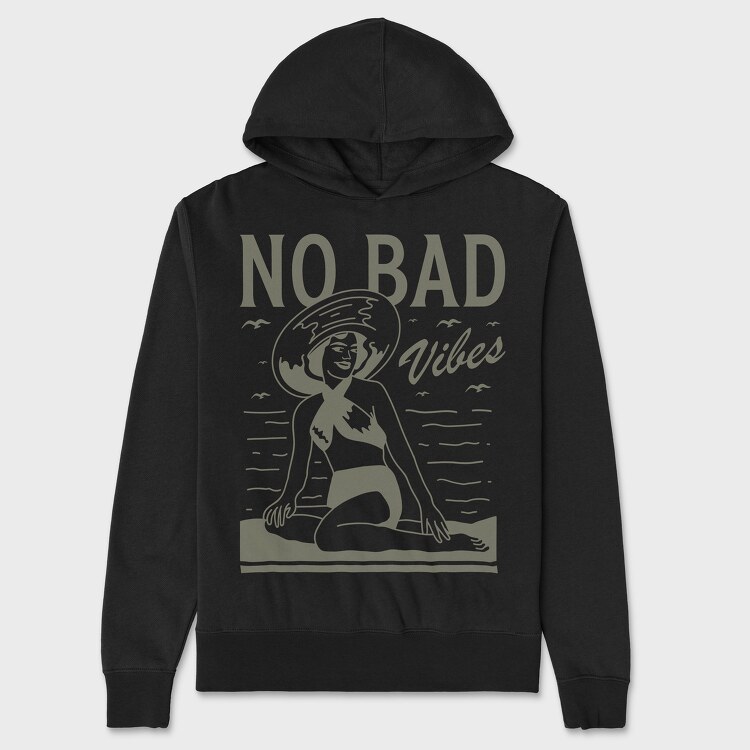 No Bad Vibes, Унисекс Мъжко Суичър