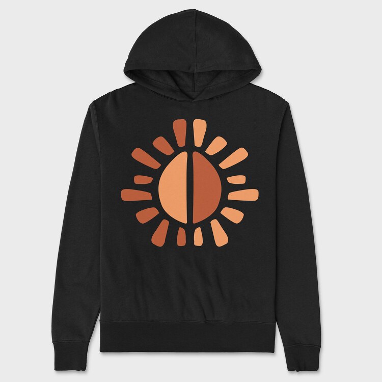 Boho Abstract 1, Unisex Men's Hoodie