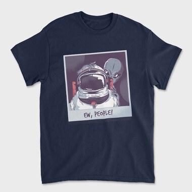 Astronaut Alien, Unisex Men's T-Shirt