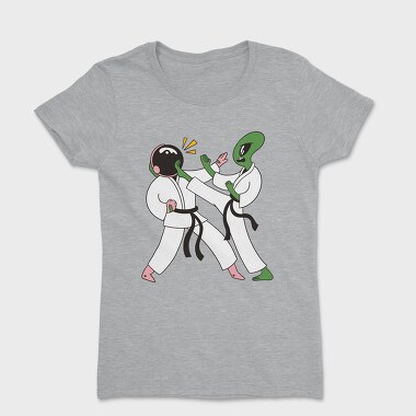 Astronaut Alien Karate, Women's T-Shirt