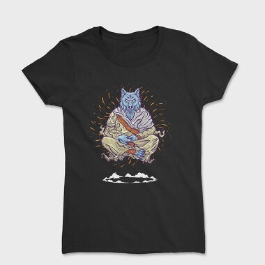 Monk Wolf, Women's T-Shirt