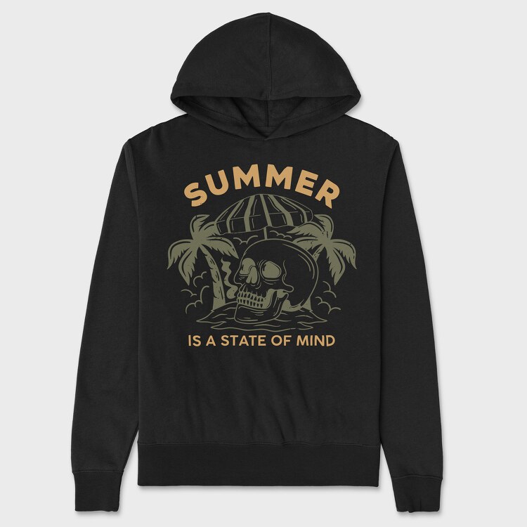 Summer is a State of Mind, Unisex Men's Hoodie