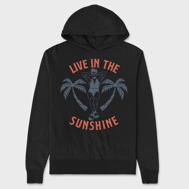 Live in the Sunshine, Unisex Men's Hoodie
