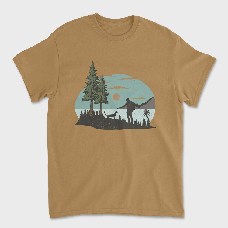Retro Nature Outdoor 22, Унисекс Мъжка Тениска