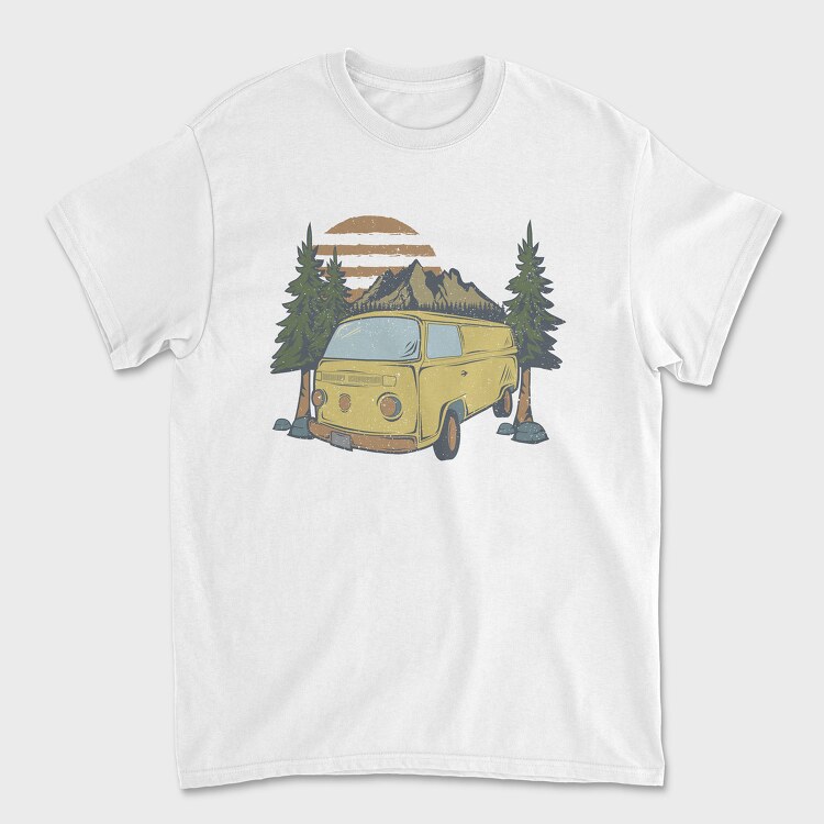 Retro Nature Outdoor 7, Унисекс Мъжка Тениска