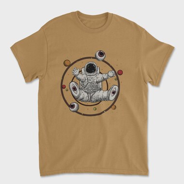 Abstract Astronaut, Unisex Men's T-Shirt