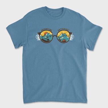 Adventure Enthusiast, Unisex Men's T-Shirt
