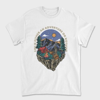 Adventure or Nothing, Unisex Men's T-Shirt