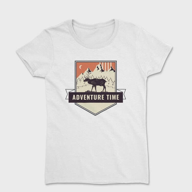 Adventure Time Deer, Дамска Тениска