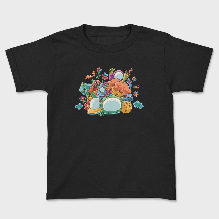 Astronaut Catoon 2, Kids' T-Shirt