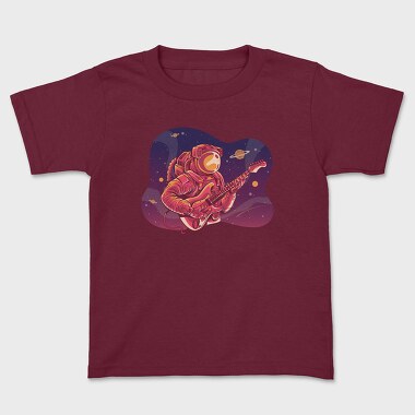 Astronout Guitar, Kids' T-Shirt