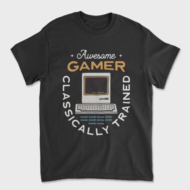 Awesome Gamer, Unisex Men's T-Shirt
