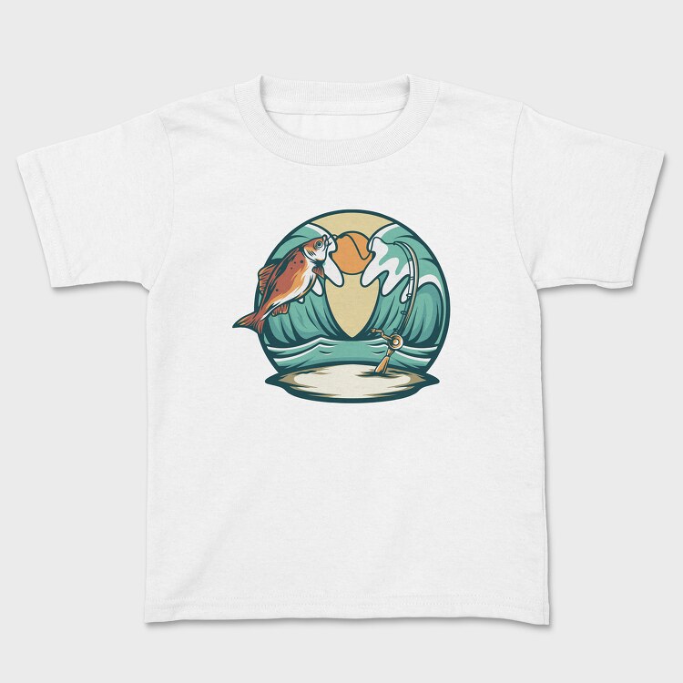 Bass Fishing 2, Kids' T-Shirt