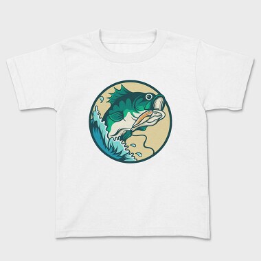 Bass Fishing 3, Kids' T-Shirt