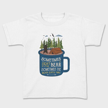 Bear Eats You, Kids' T-Shirt