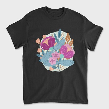 Bouquet of Flowers 4, Unisex Men's T-Shirt