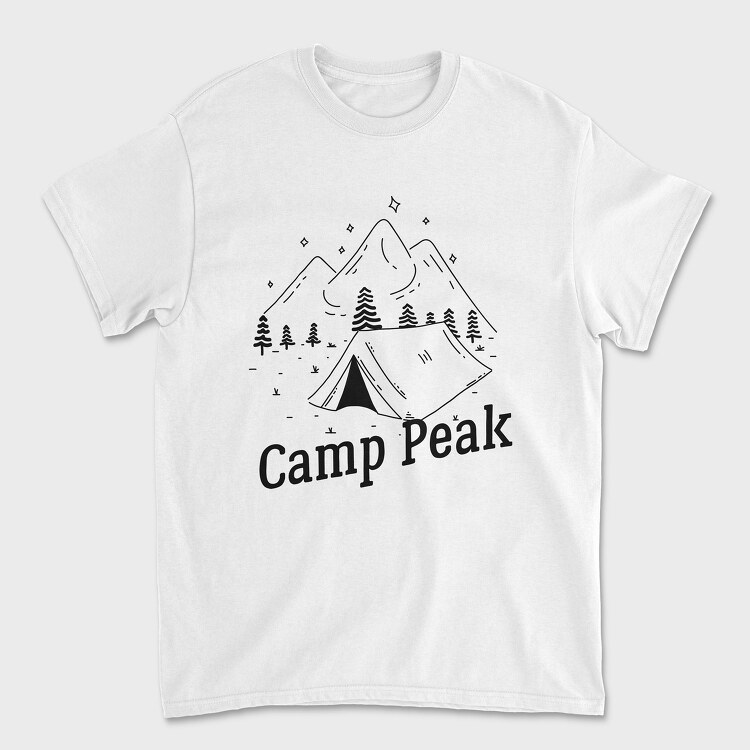 Camp Peak, Unisex Men's T-Shirt