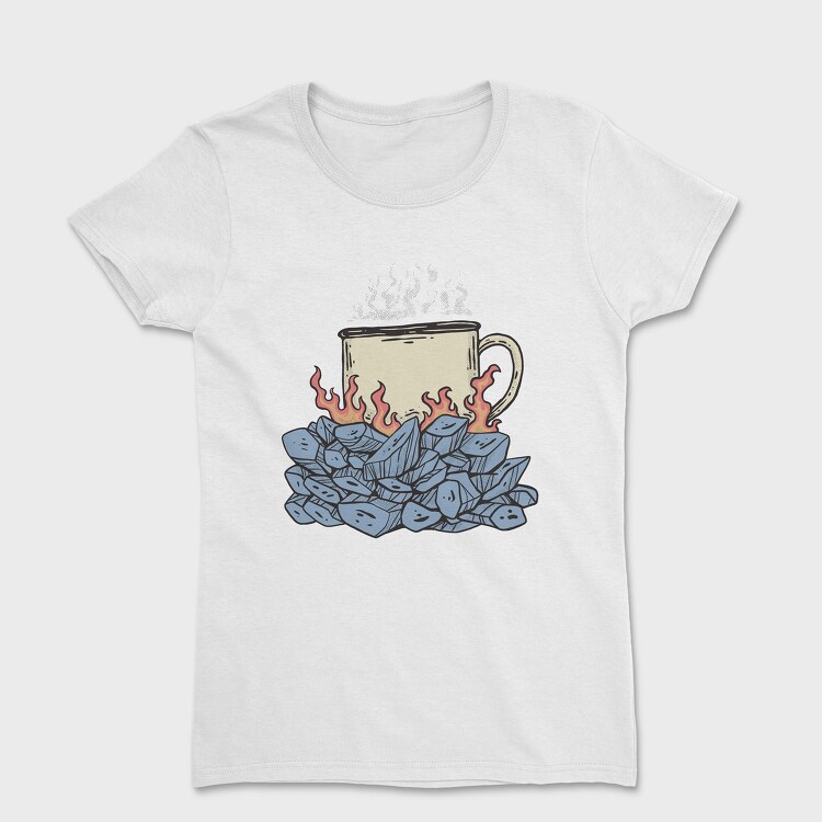 Camping Coffee, Дамска Тениска
