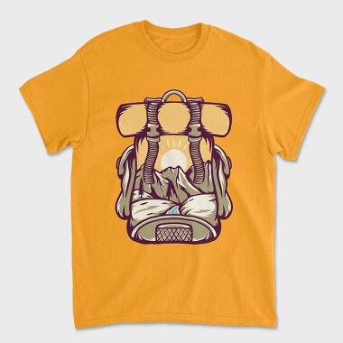 Camping Illustration 6, Unisex Men's T-Shirt