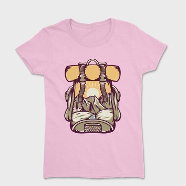 Camping Illustration 6, Women's T-Shirt