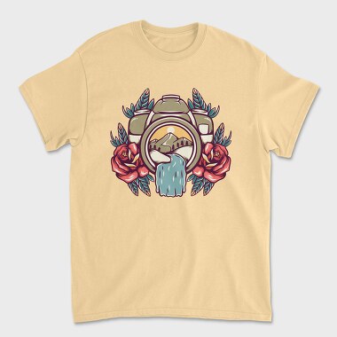 Camping Illustration 7, Unisex Men's T-Shirt
