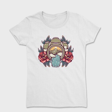Camping Illustration 7, Women's T-Shirt