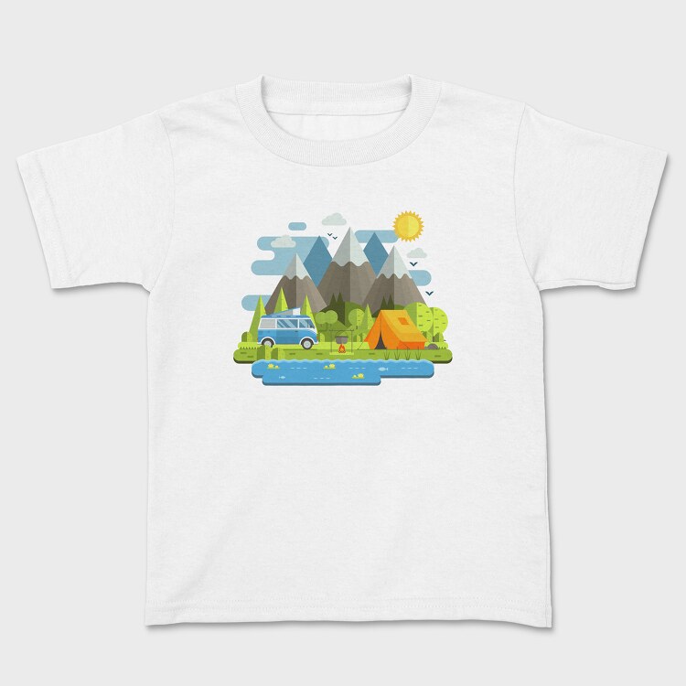 Camping Landscape, Детска Тениска