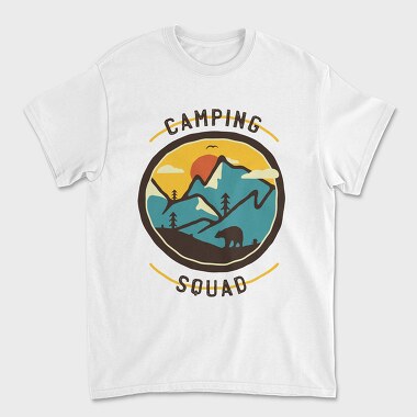 Camping Squad, Unisex Men's T-Shirt