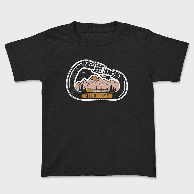 Carabiner Wild Life, Kids' T-Shirt