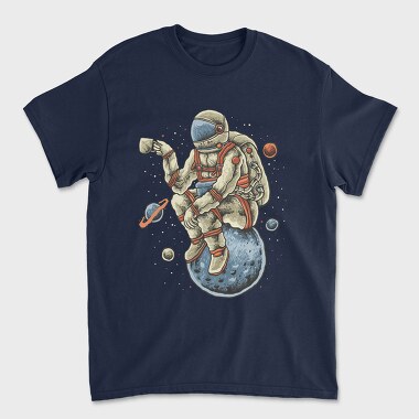 Coffee Astronaut, Unisex Men's T-Shirt